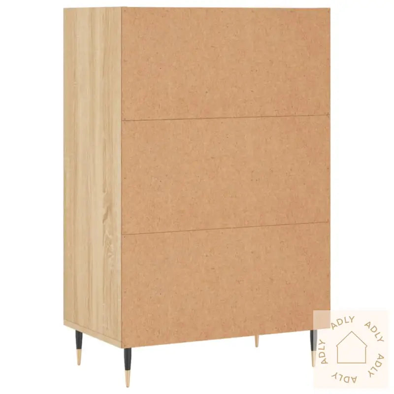 Highboard Sonoma Eik 57X35X90 Cm Konstruert Tre