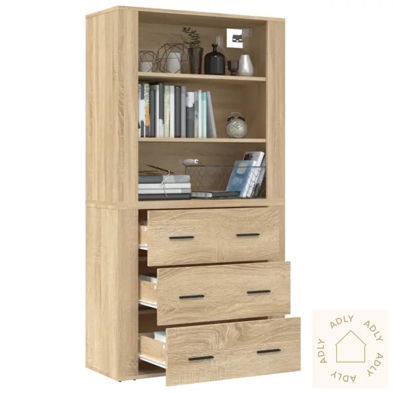 Highboard Sonoma Eik Konstruert Tre