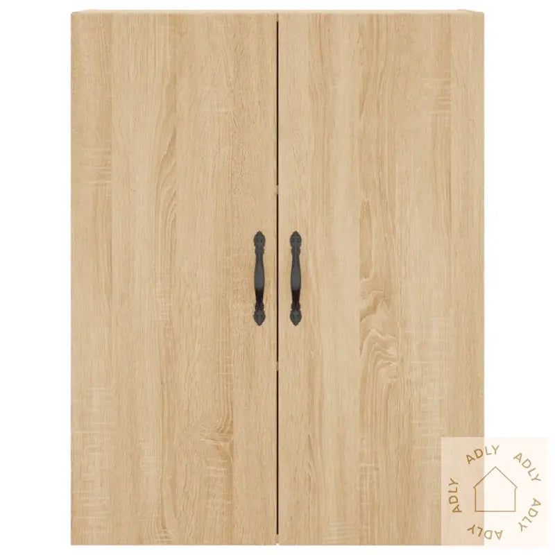 Highboard Sonoma Eik 69,5X34X180 Cm Konstruert Tre