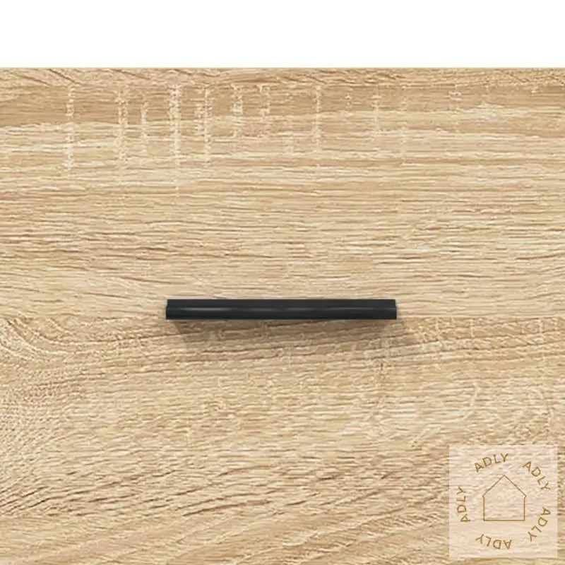 Highboard Sonoma Eik 69,5X34X180 Cm Konstruert Tre