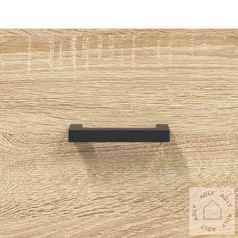 Highboard Sonoma Eik 69,5X34X180 Cm Konstruert Tre