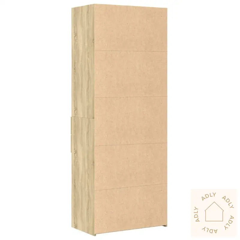 Highboard Sonoma Eik 70X42,5X185 Cm Konstruert Tre