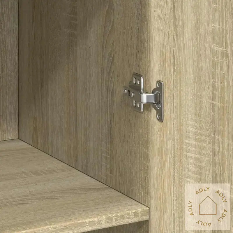 Highboard Sonoma Eik 70X42,5X185 Cm Konstruert Tre