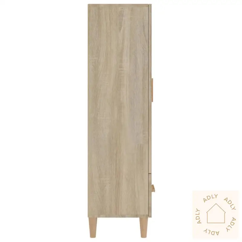 Highboard Sonoma Eik 70X31X115 Cm Konstruert Tre