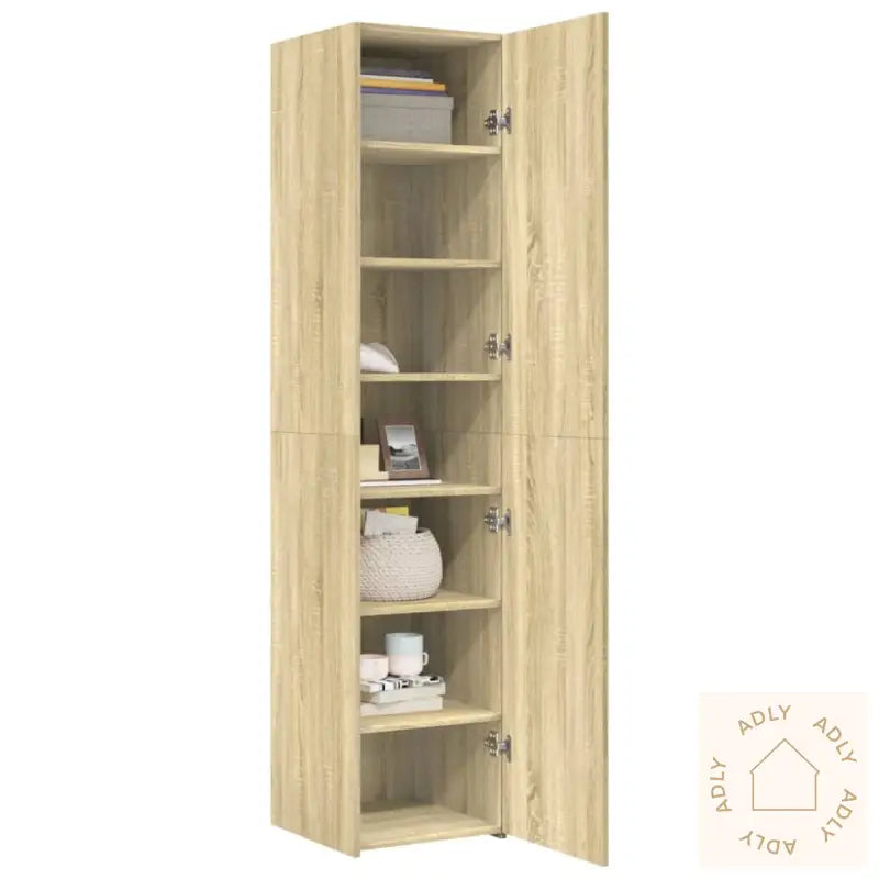 Hylle Sonoma Eik 40X42,5X185 Cm Konstruert Tre
