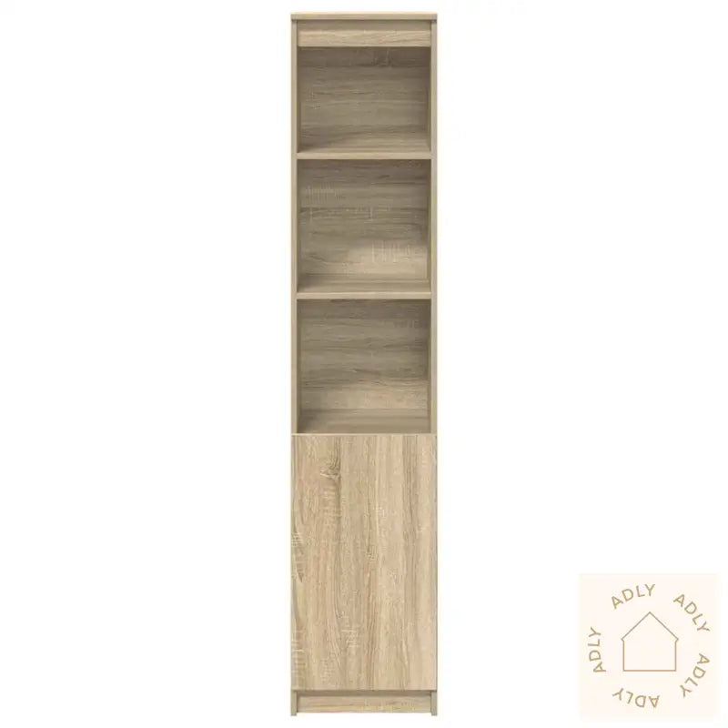 Høybord Sonoma Eik 37,5X35X180 Cm Konstruert Tre