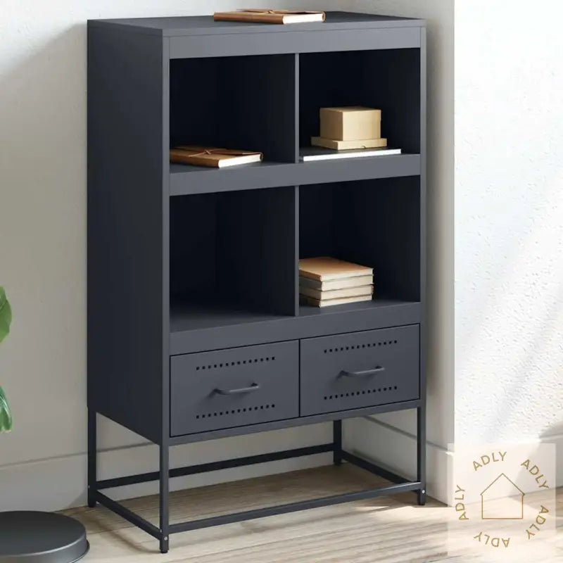Highboard Antrasitt 68X39X111,5 Cm Stål