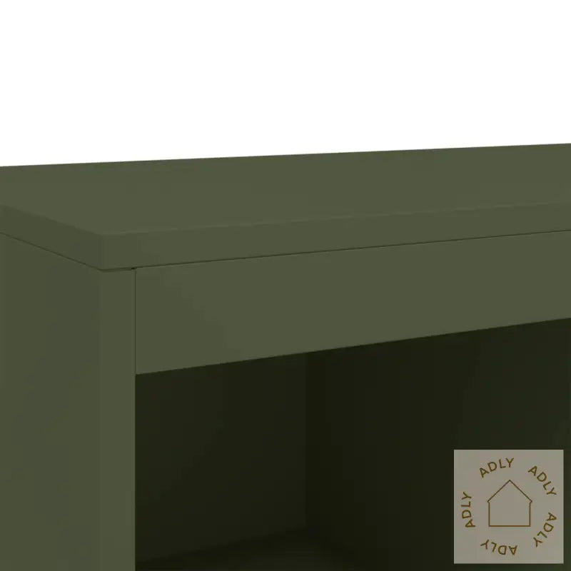 Highboard Olivengrønn 68X39X111,5 Cm Stål