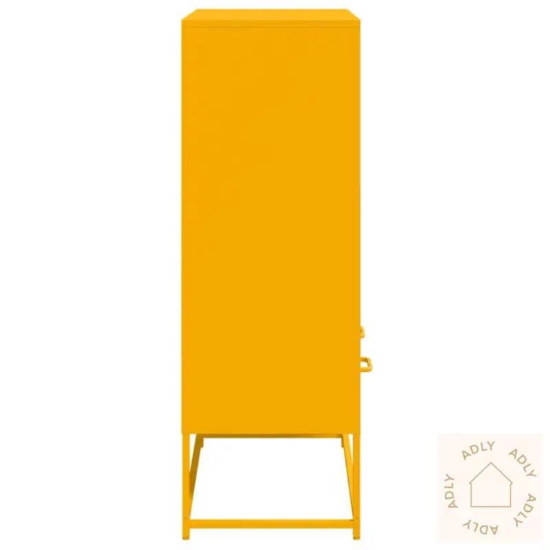 Highboard Sennepsgul 68X39X111,5 Cm Stål