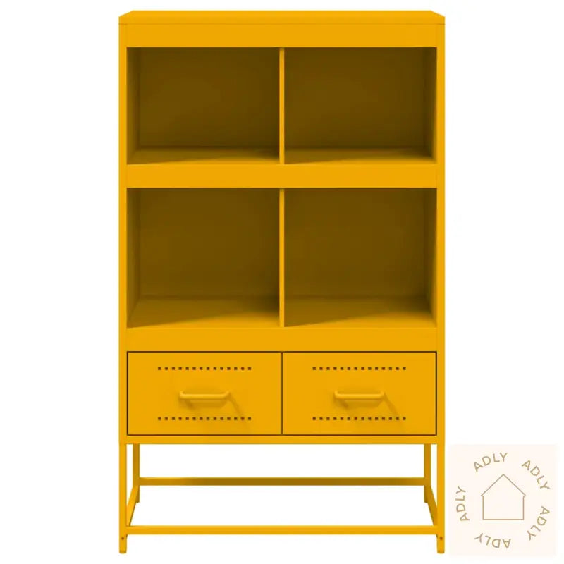 Highboard Sennepsgul 68X39X111,5 Cm Stål
