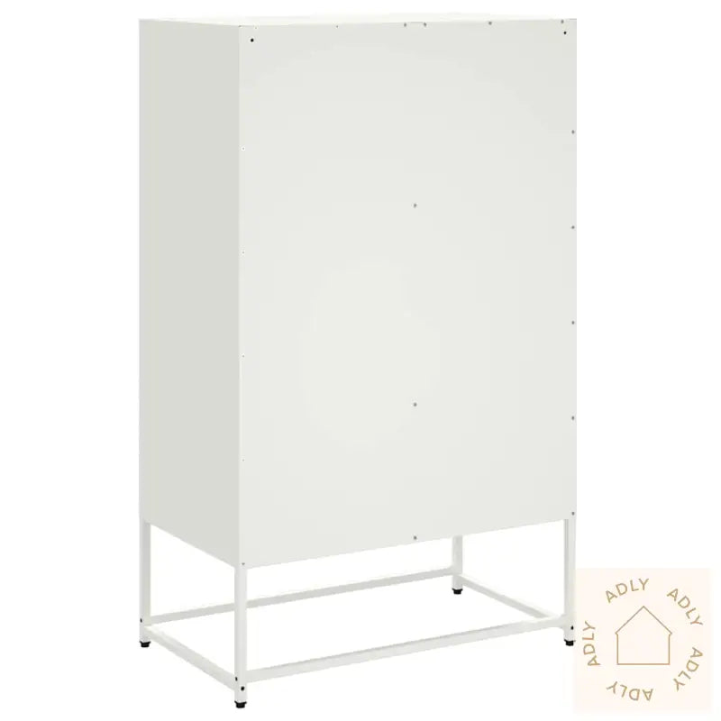 Highboard Hvit 68X39X111,5 Cm Stål