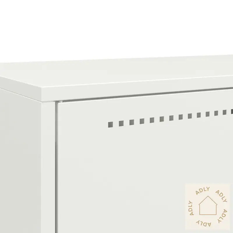 Highboard Hvit 68X39X111,5 Cm Stål