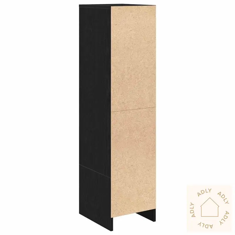 Høybord Svart Eik 29,5X34X119,5 Cm Konstruert Tre