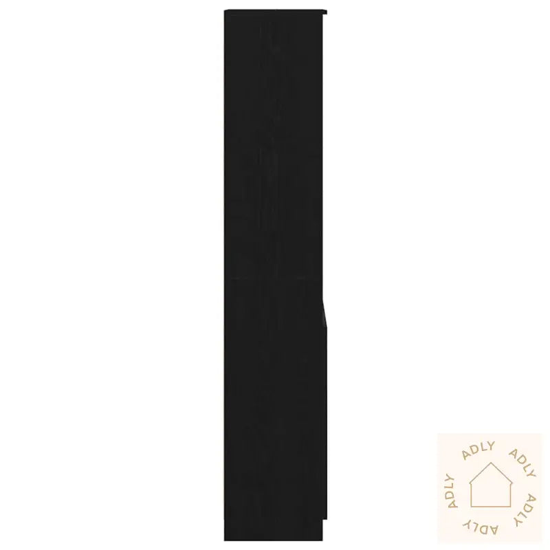 Høybord Svart Eik 50X35X180 Cm Konstruert Tre