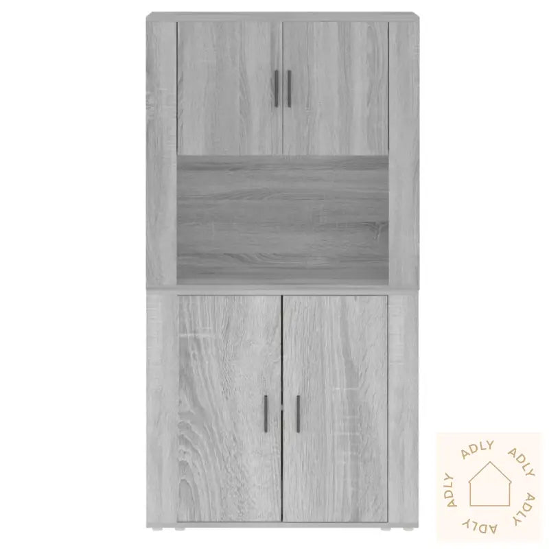 Highboard Grå Sonoma Konstruert Tre
