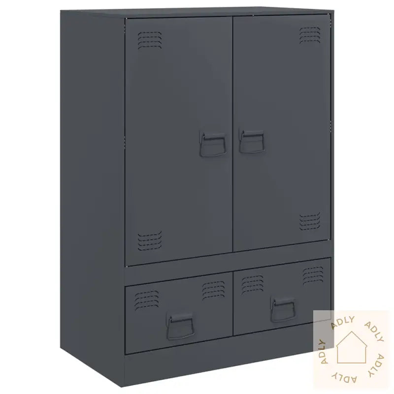 Highboard Antrasitt 67X39X95 Cm Stål