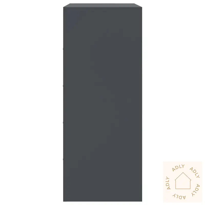 Highboard Antrasitt 67X39X95 Cm Stål