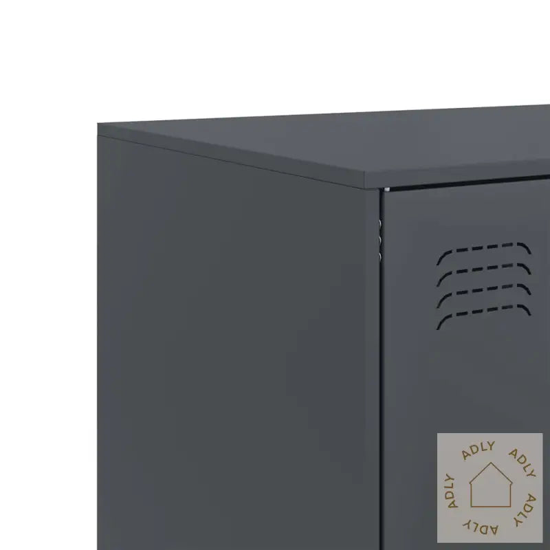 Highboard Antrasitt 67X39X95 Cm Stål