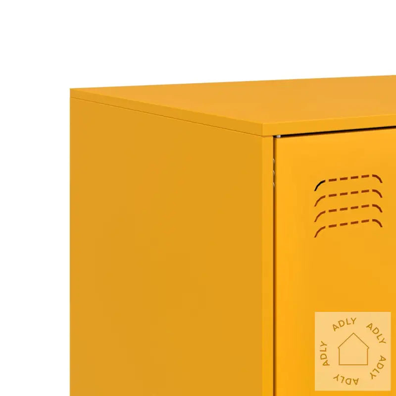 Highboard Sennepsgul 67X39X95 Cm Stål
