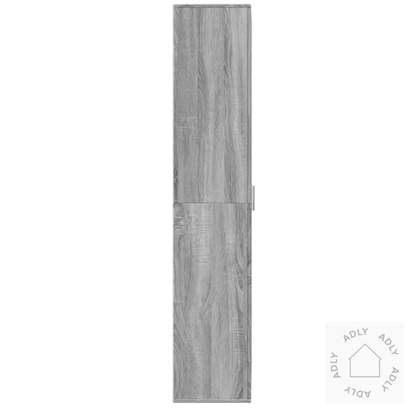 Highboard Grå Sonoma 70X35X180 Cm Konstruert Tre