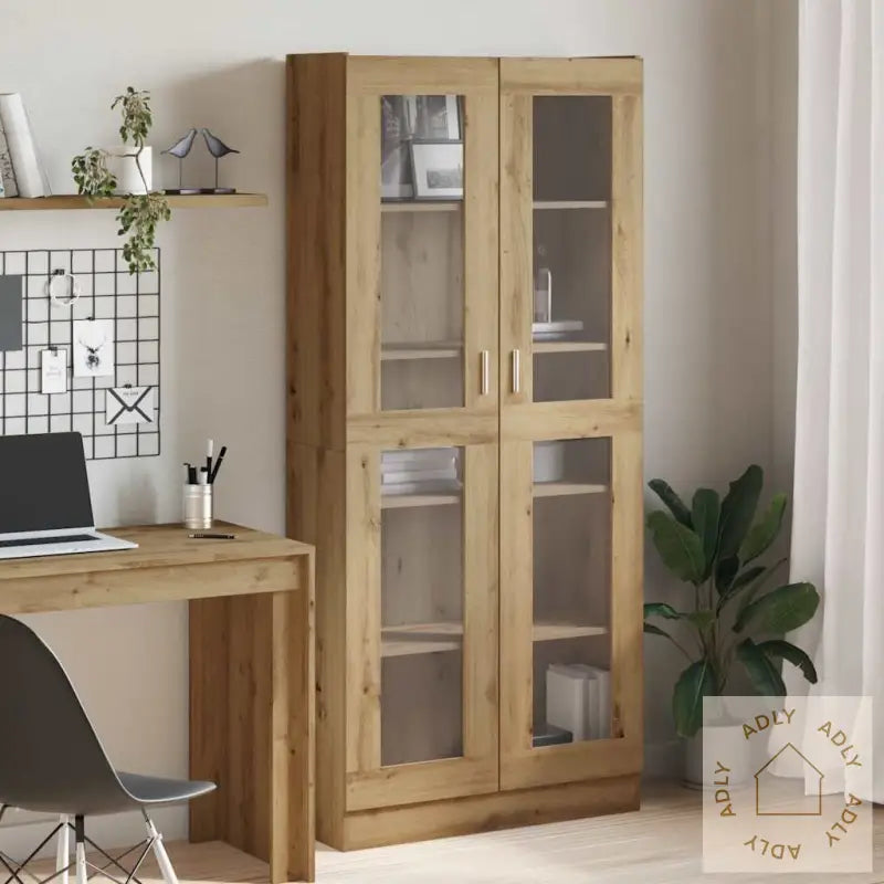 Highboard Artisan Eik 82,5X30,5X185 Cm Konstruert Tre