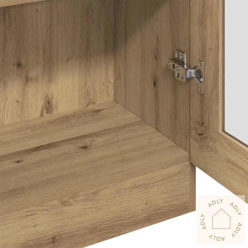 Highboard Artisan Eik 82,5X30,5X185 Cm Konstruert Tre