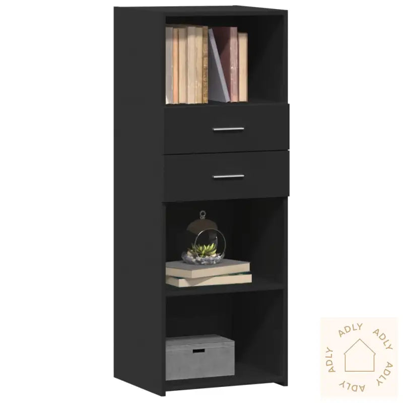 Hylle Svart 45X42,5X124 Cm Konstruert Tre