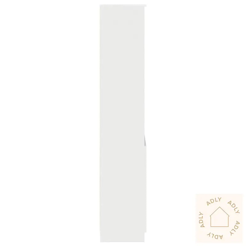 Highboard Hvit 50X35X180 Cm Konstruert Tre