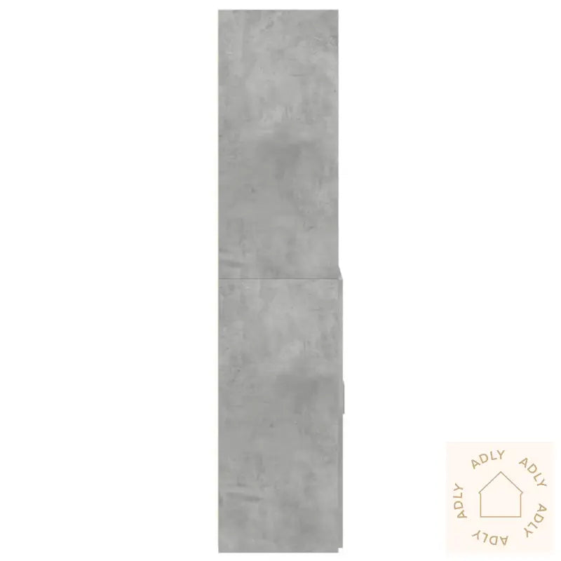 Highboard Betonggrå 70X42,5X185 Cm Konstruert Tre