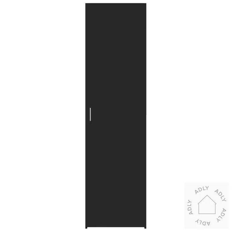 Hylle Svart 50X42,5X185 Cm Konstruert Tre