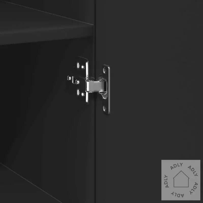 Hylle Svart 50X42,5X185 Cm Konstruert Tre