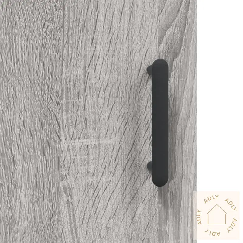 Highboard Grå Sonoma 69,5X34X180 Cm Konstruert Tre