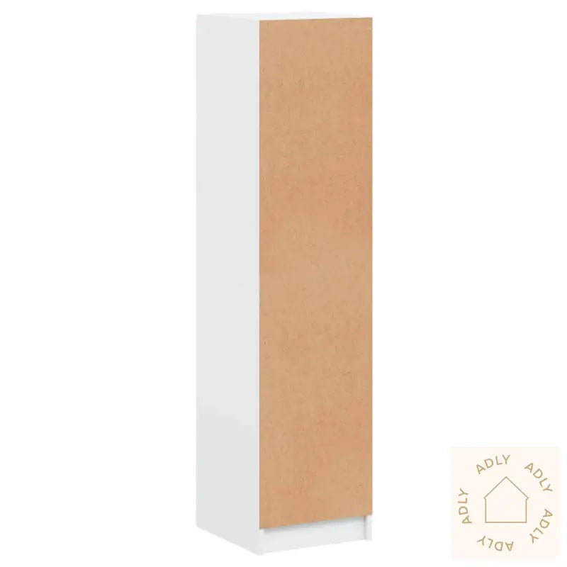 Highboard Med Glassdører Hvit 35X37X142 Cm