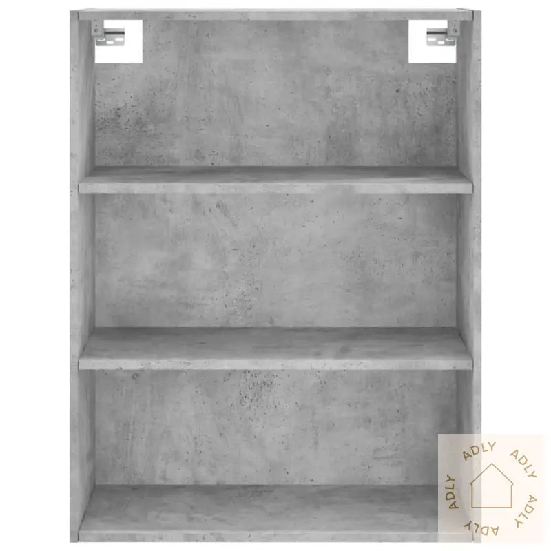 Highboard Betonggrå 69,5X34X180 Cm Konstruert Tre