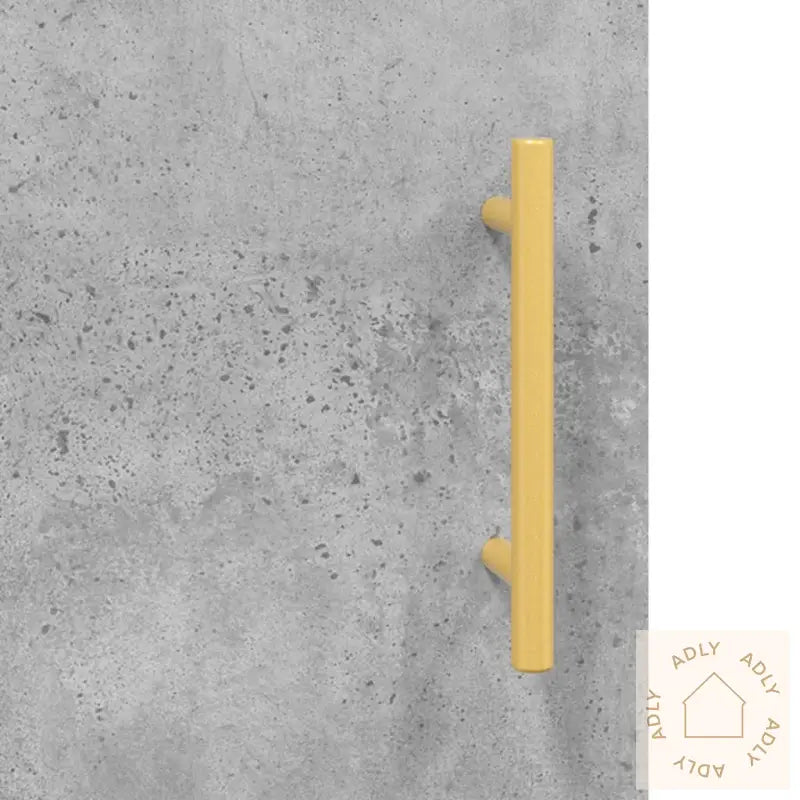 Highboard Betonggrå 69,5X34X180 Cm Konstruert Tre