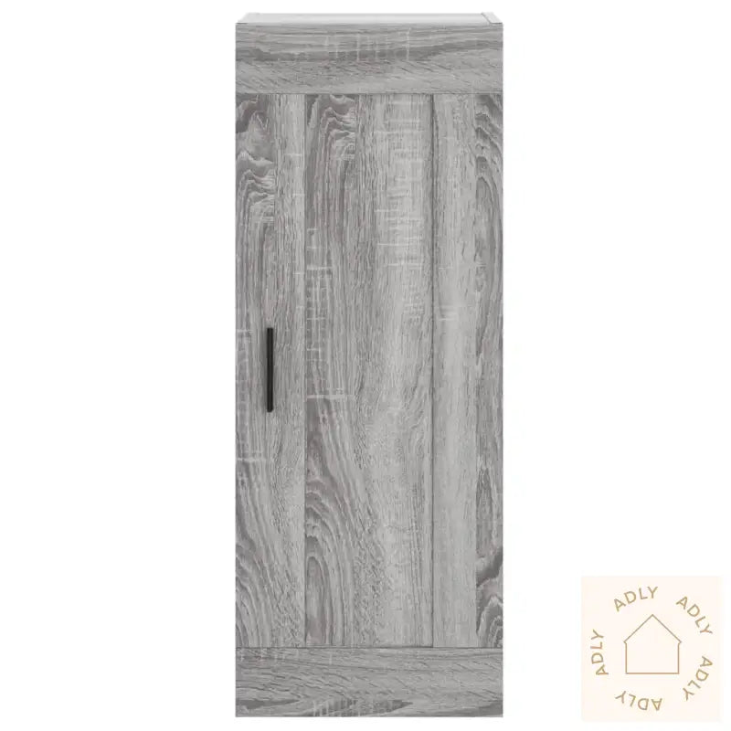 Highboard Grå Sonoma 34,5X34X180 Cm Konstruert Tre