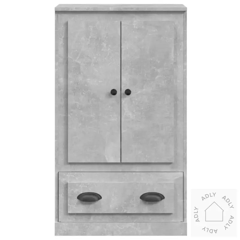 Highboard Betonggrå 60X35,5X103,5 Cm Konstruert Tre