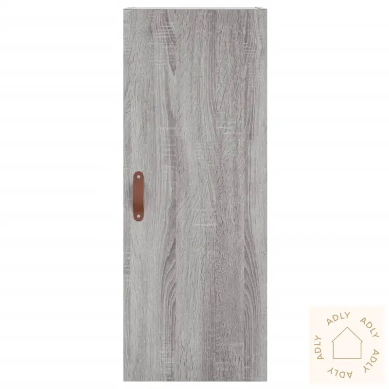 Highboard Grå Sonoma 34,5X34X180 Cm Konstruert Tre