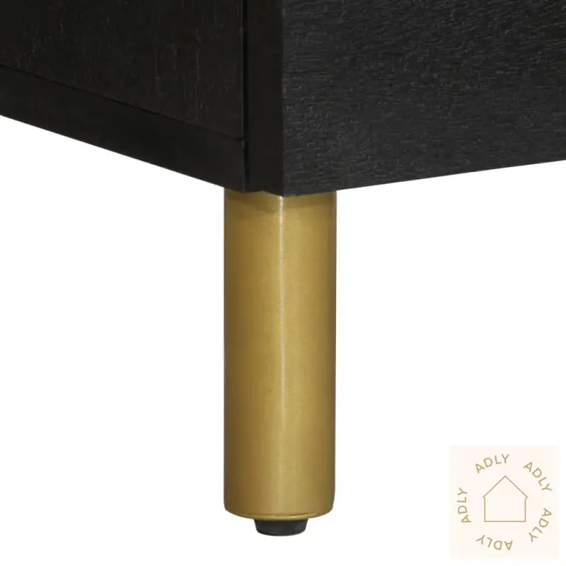 Highboard Svart 40X33X110 Cm Konstruert Tre