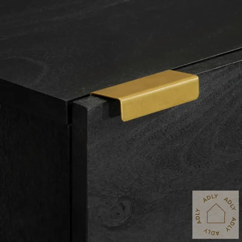 Highboard Svart 40X33X110 Cm Konstruert Tre