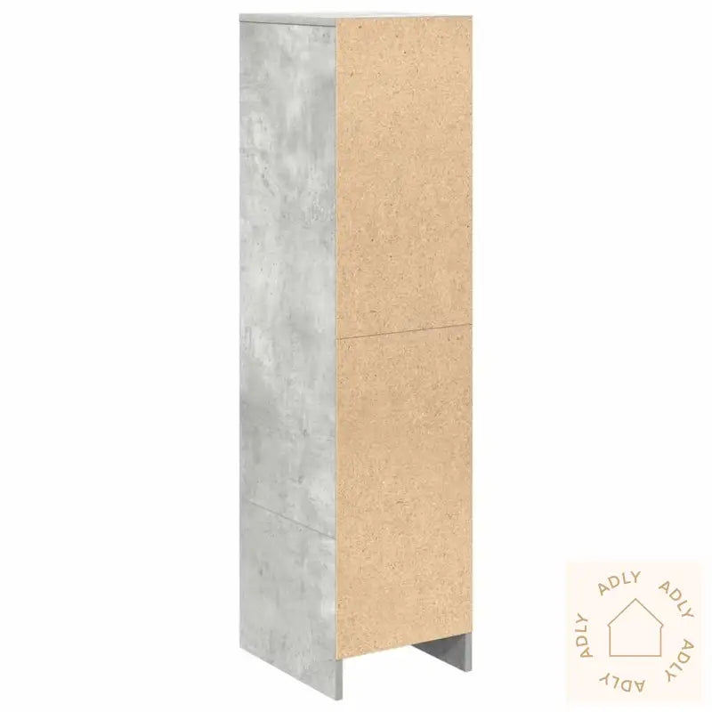 Highboard Betonggrå 29,5X34X119,5 Cm Konstruert Tre