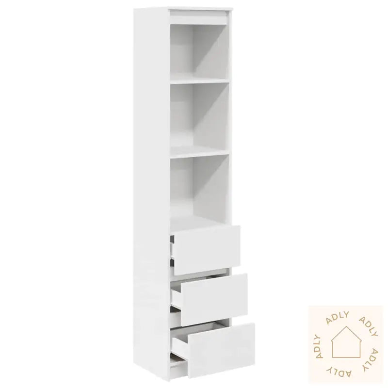 Høybord Hvit 37,5X35X180 Cm Konstruert Tre