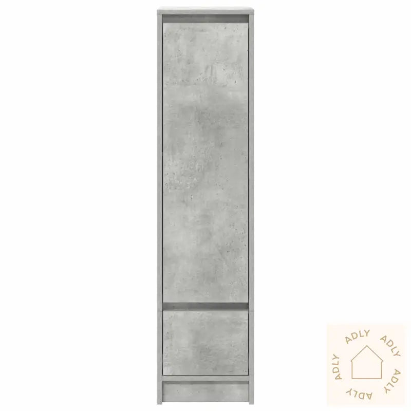 Highboard Betonggrå 29,5X34X119,5 Cm Konstruert Tre