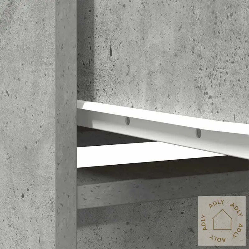 Highboard Betonggrå 29,5X34X119,5 Cm Konstruert Tre