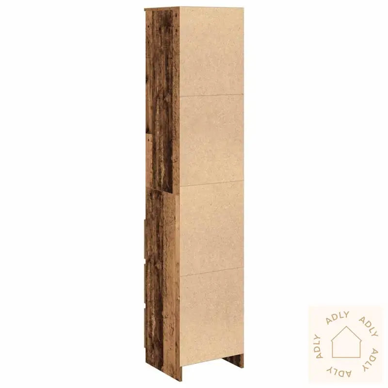 Highboard Gammelt Tre 37,5X35X180 Cm Konstruert Tre