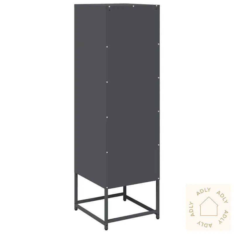 Highboard Antrasitt 36X39X123 Cm Kaldvalset Stål