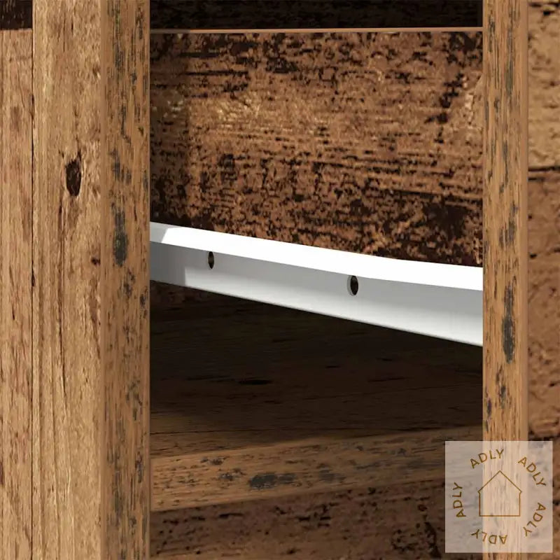 Highboard Gammelt Tre 37,5X35X180 Cm Konstruert Tre