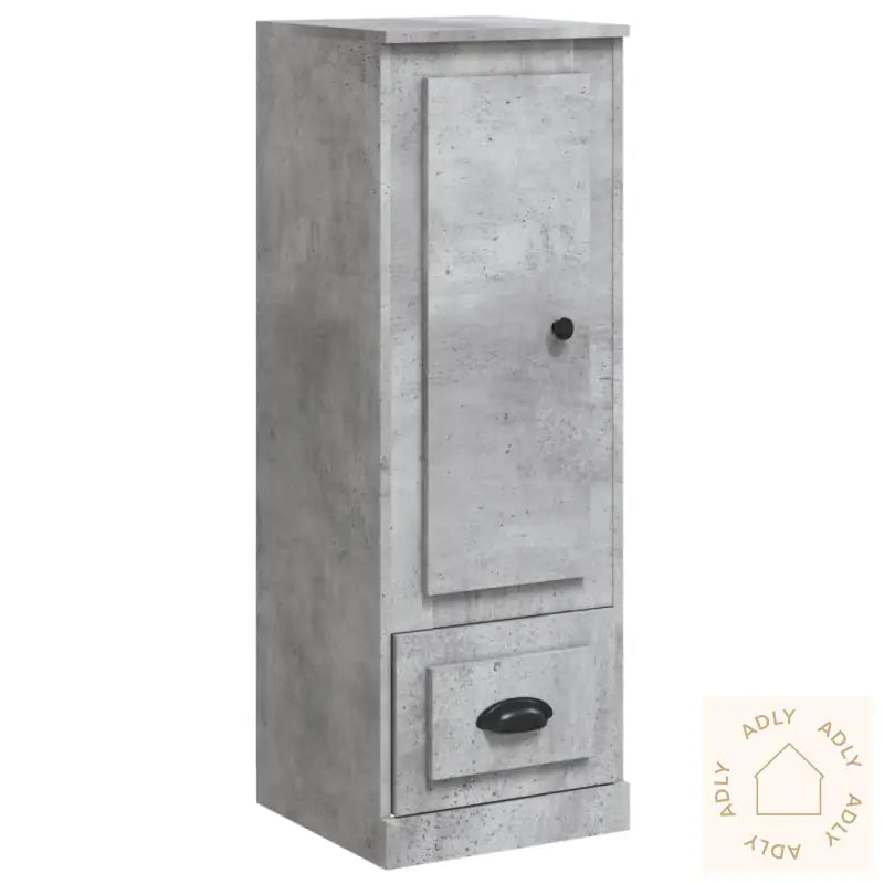 Highboard Betonggrå 36X35,5X103,5 Cm Konstruert Tre