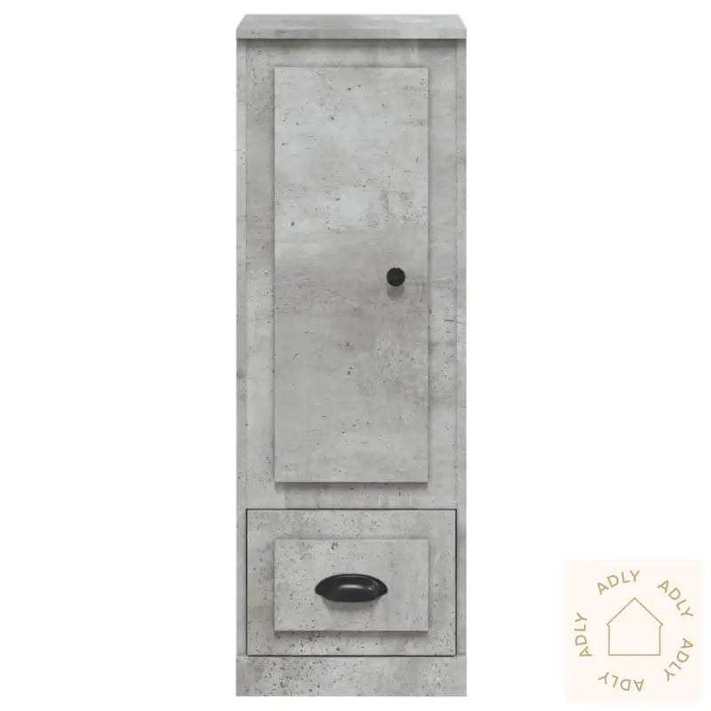 Highboard Betonggrå 36X35,5X103,5 Cm Konstruert Tre