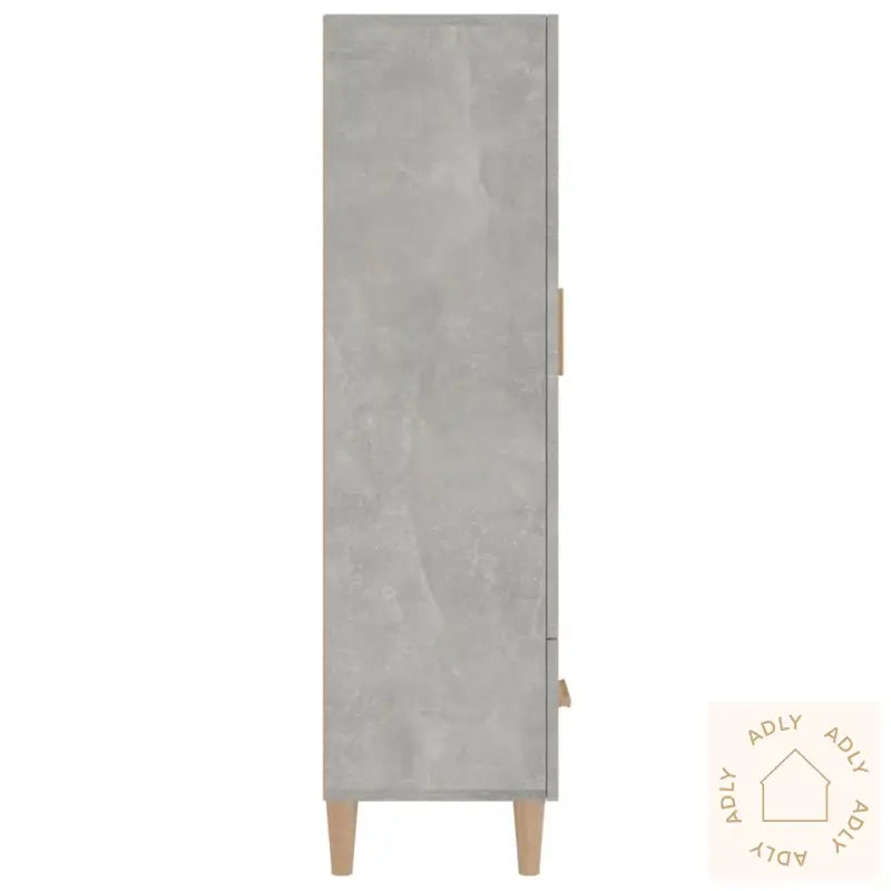 Highboard Betonggrå 70X31X115 Cm Konstruert Tre